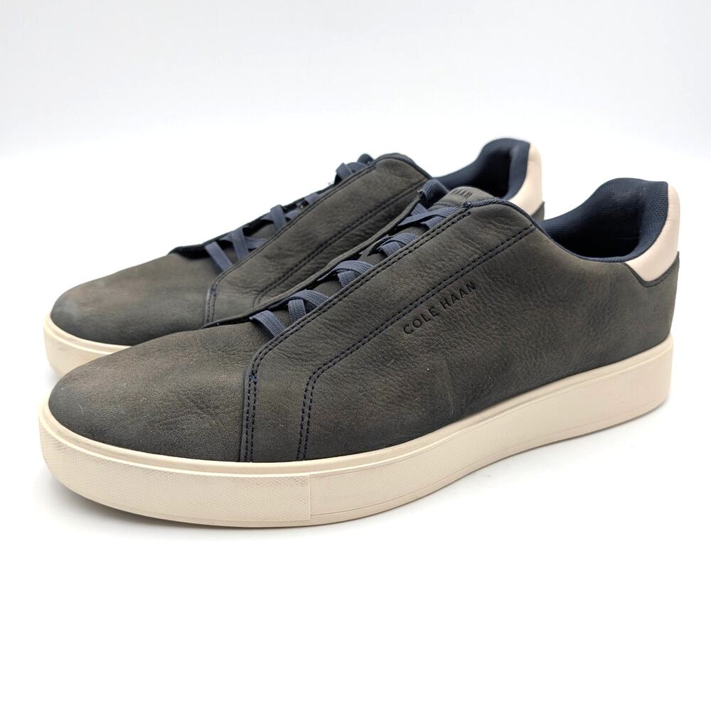 Cole Haan GrandPro Luxe Slip-On Sneaker Shoes Mens Dark Gray Size US10.5M EU43.5